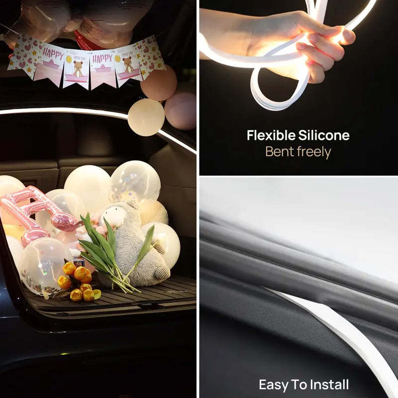 168-inch LED interior lighting kit for car trunk