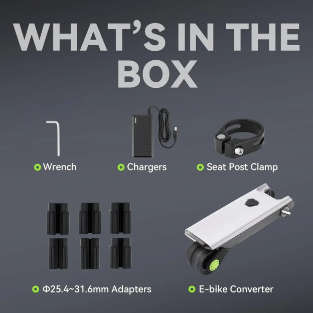 Portable Electric Bike Booster Kit – Compact 200W Power Assist