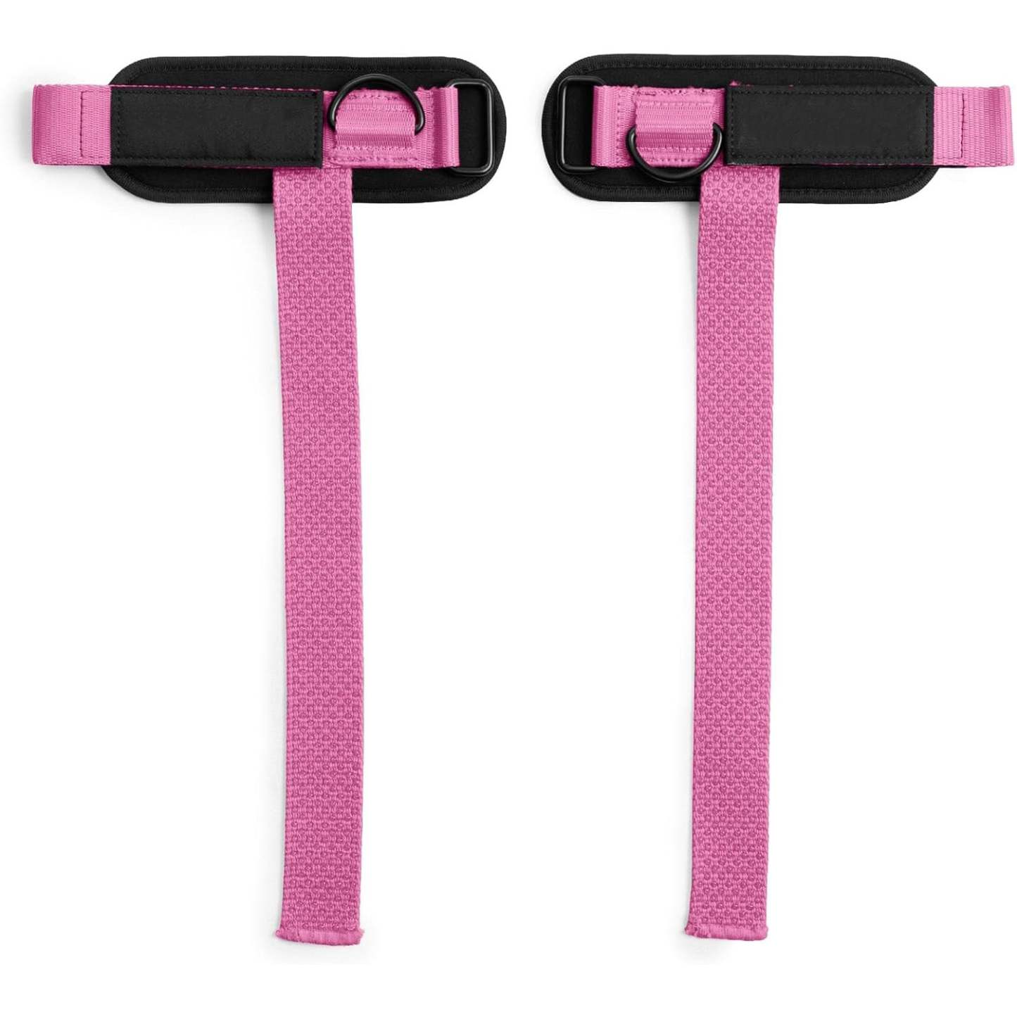 Heavy Duty D-Ring Weightlifting Straps – Anti-Slip Silicone Grip Beads, Cushioning & Adjustable Support