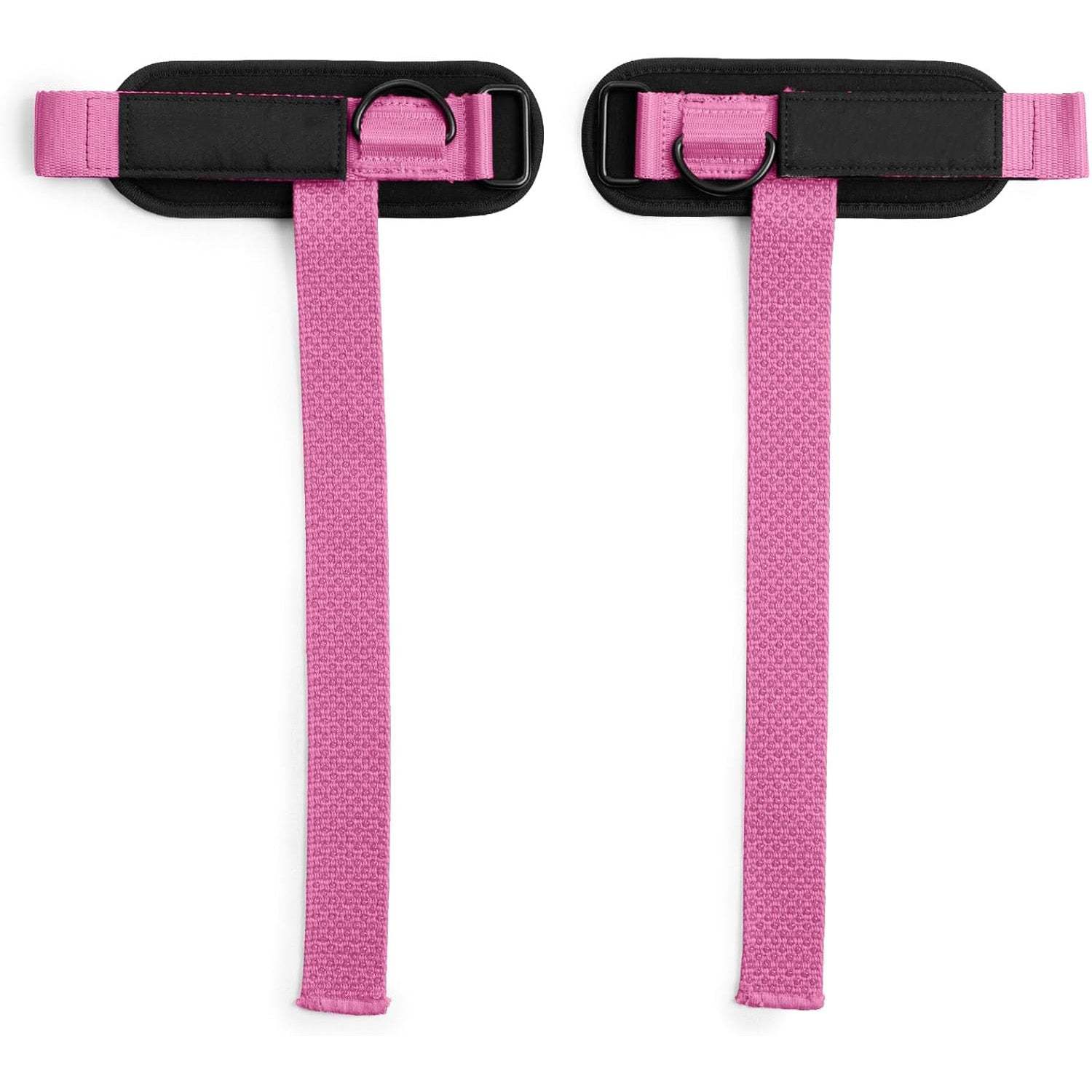 Heavy Duty D-Ring Weightlifting Straps – Anti-Slip Silicone Grip Beads, Cushioning & Adjustable Support