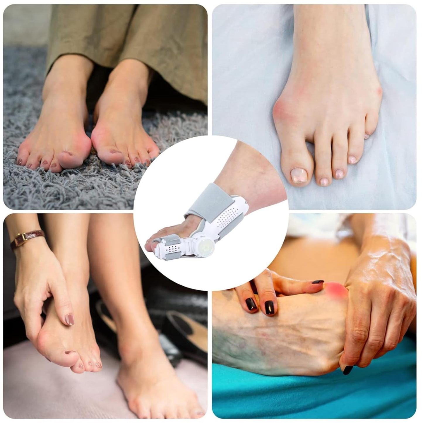 Fix Hallux Valgus Fast – Adjustable Toe Straightener for Instant Relief & Natural Correction！