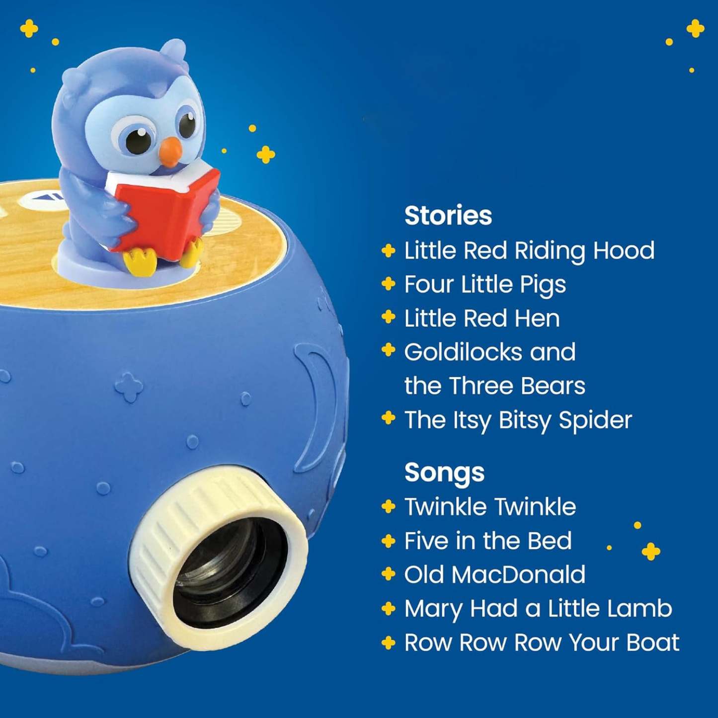 Kids' Storybook Projector – Bedtime Tales with Unicorn & Classic Stories