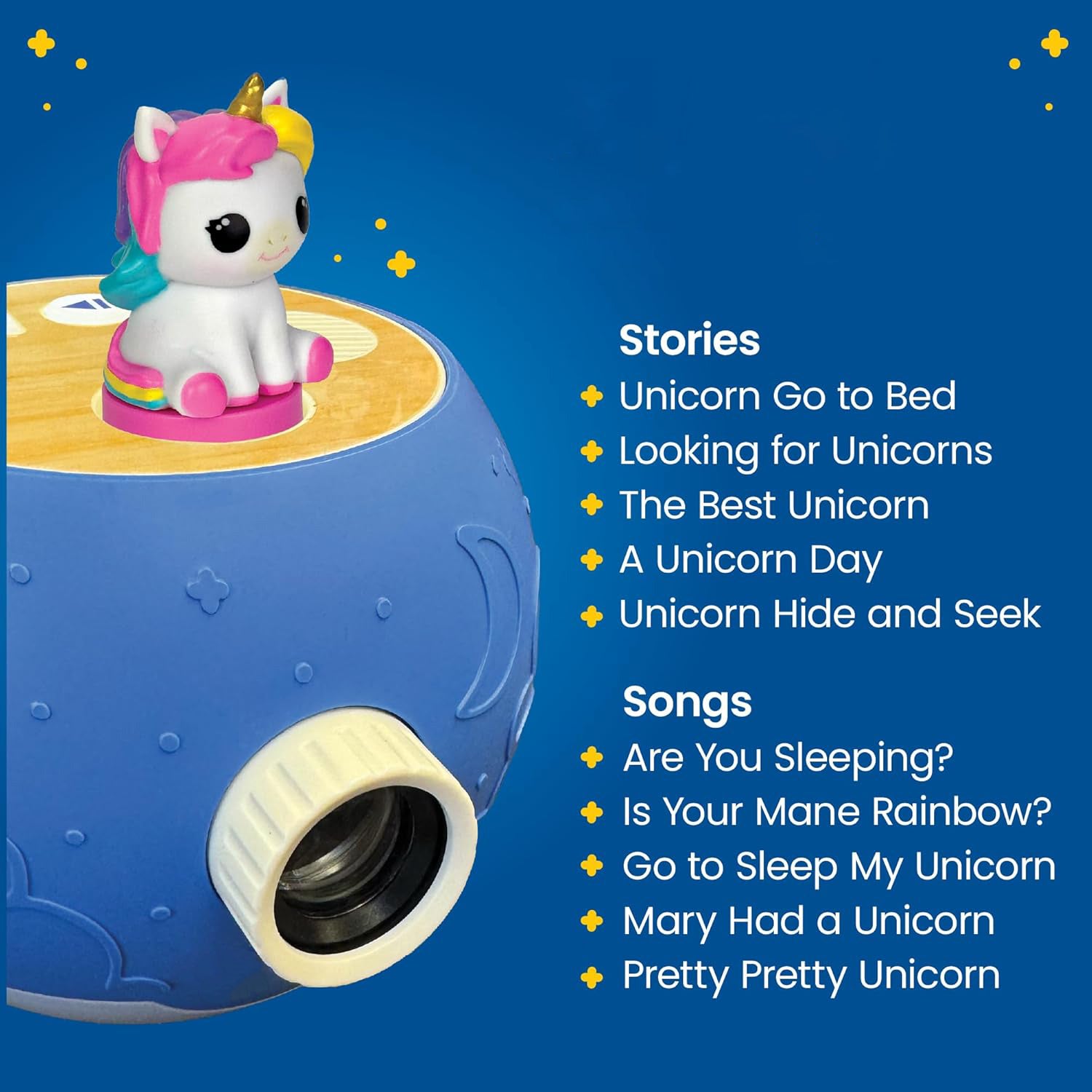 Kids' Storybook Projector – Bedtime Tales with Unicorn & Classic Stories