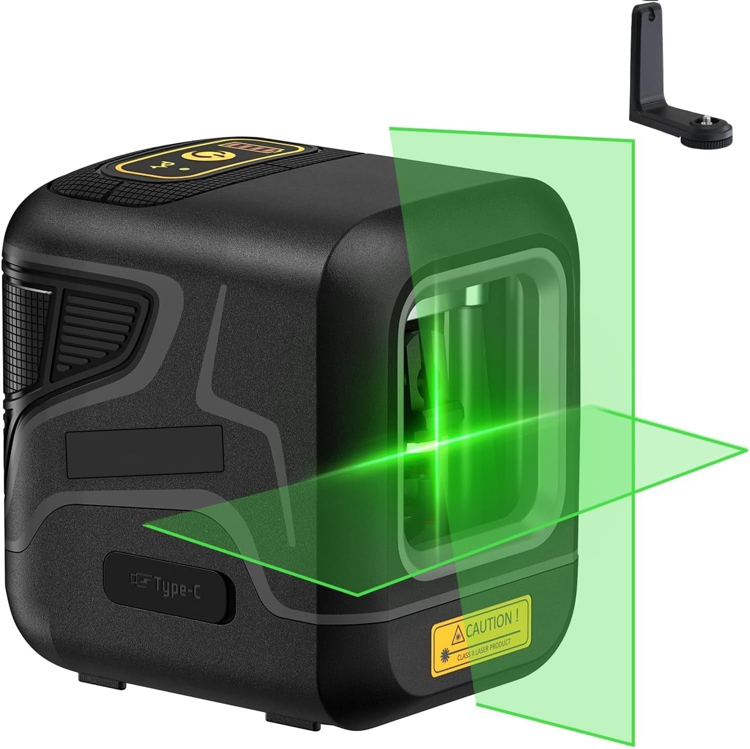 Pocket-sized Green Laser Level – 100 Feet Self-leveling Cross Line Laser