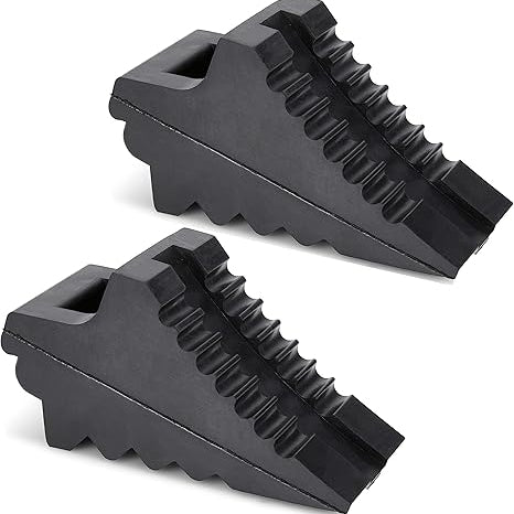 Heavy-Duty Wheel Chocks for Cars, RVs, Trucks & Trailers (Up to 8T G.V.W.)