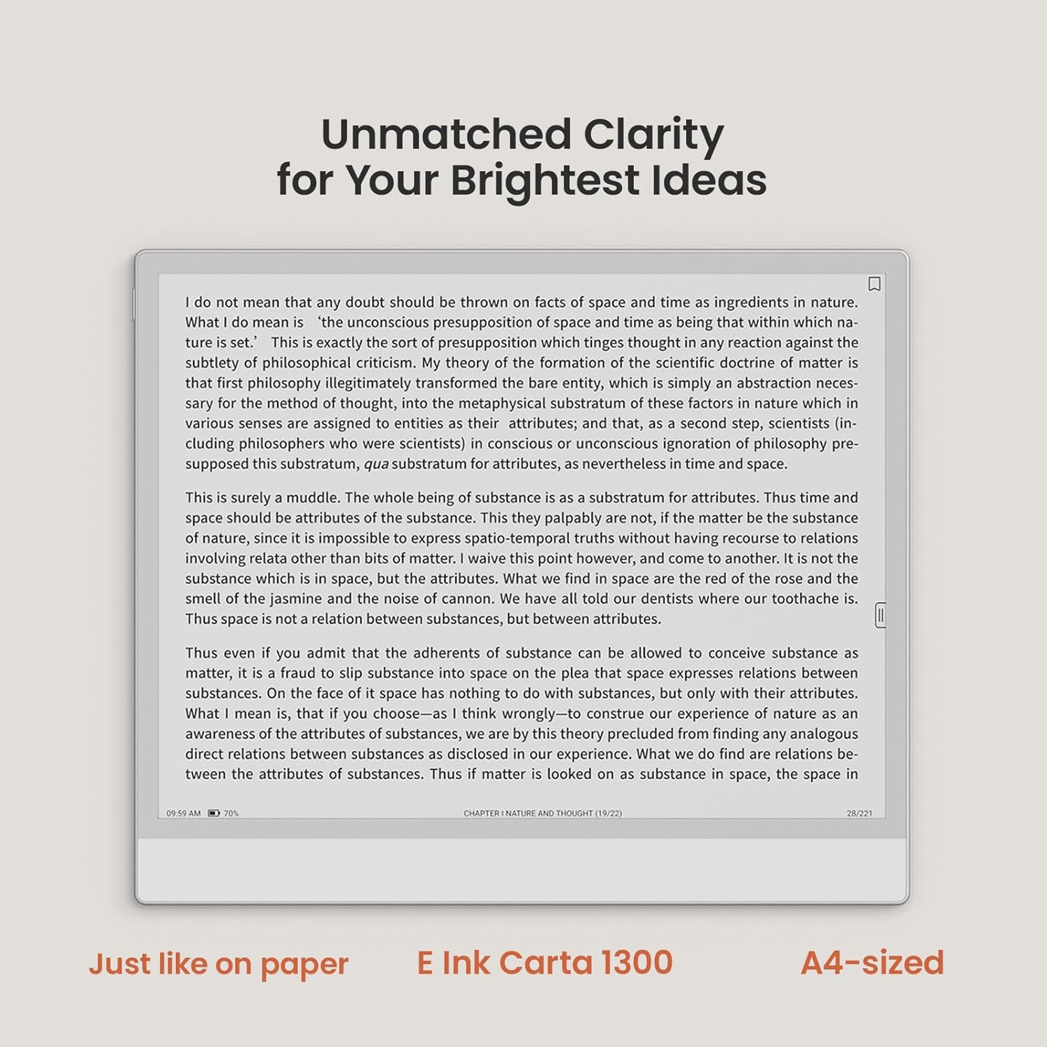 E-ink digital notebook