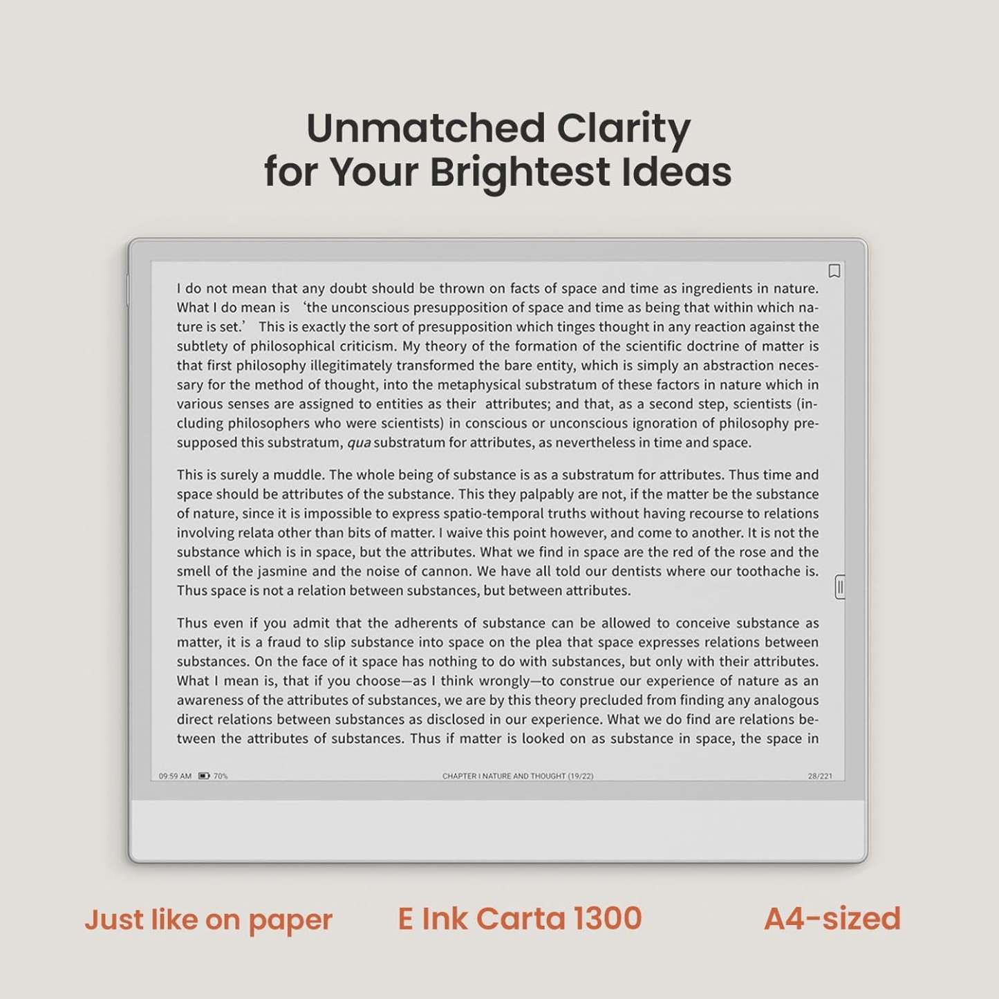 E-ink digital notebook