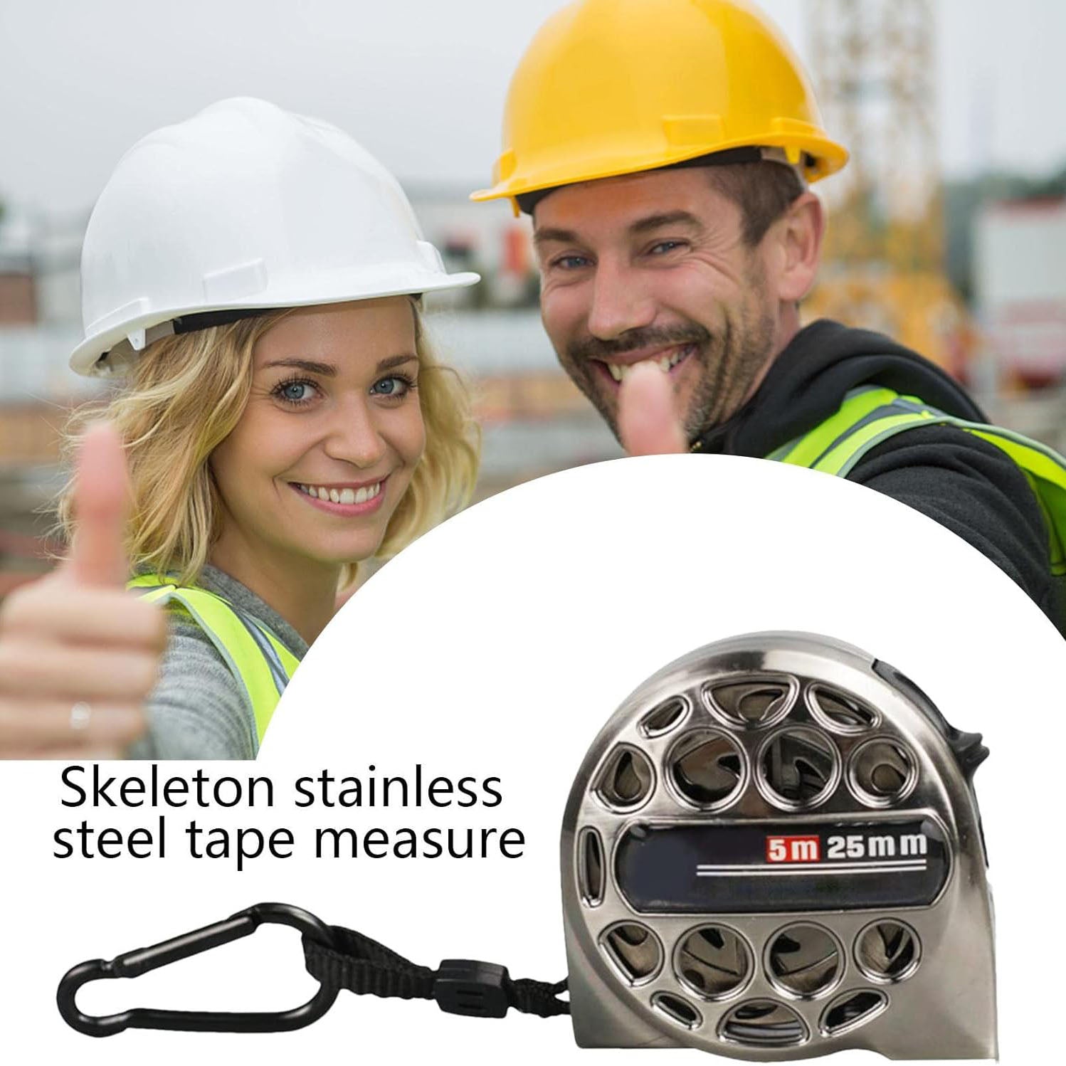 1/4 Retractable Stainless Steel Tape Measure – Hollow Series