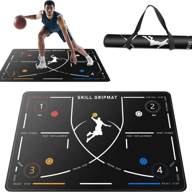 Portable Basketball Footwork Training Mat – Agility Footstep Training Pad