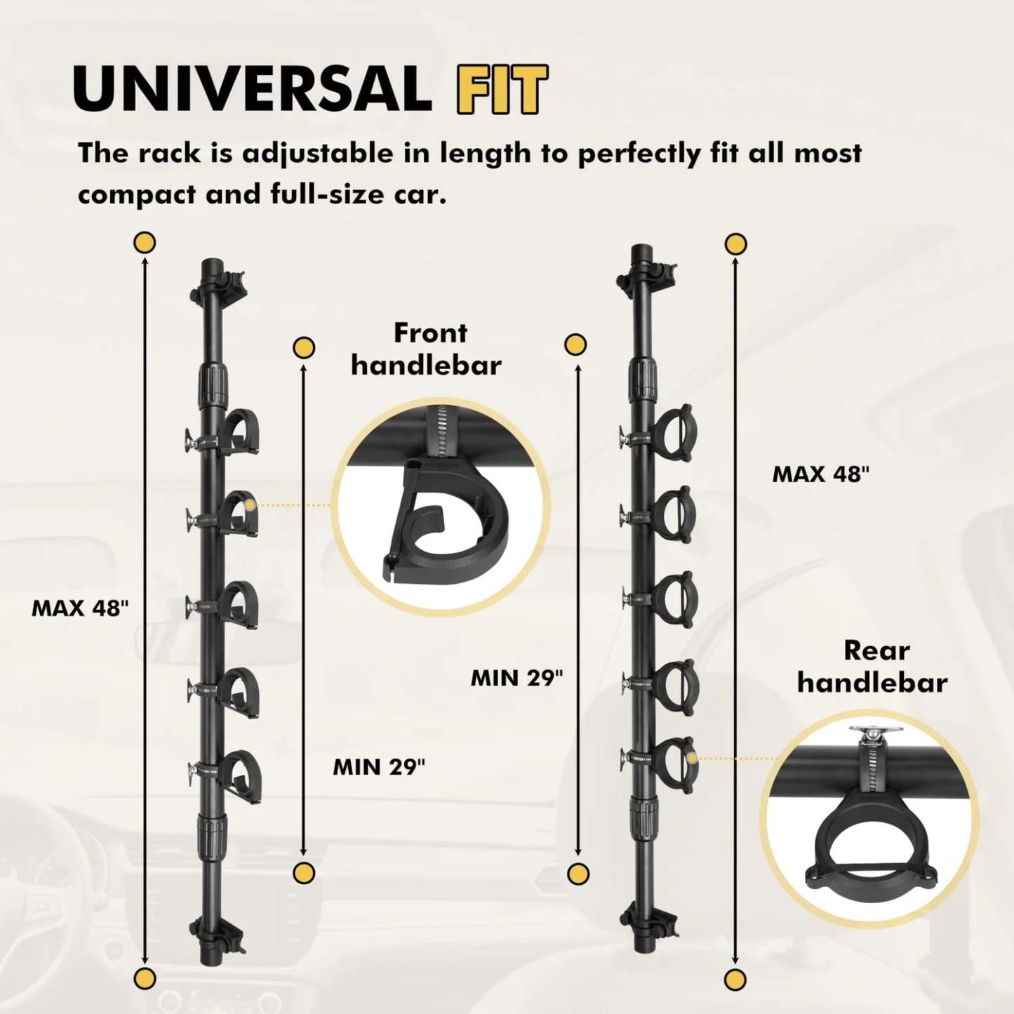 Universal Car Fishing Rod Holder – Telescopic Roof Rack Mount for Vehicles