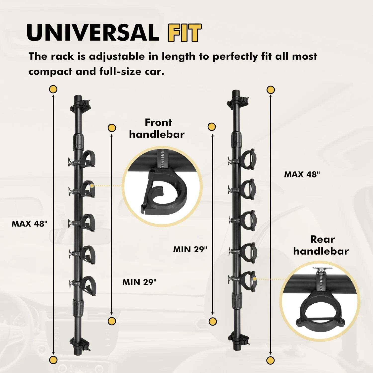 Universal Car Fishing Rod Holder – Telescopic Roof Rack Mount for Vehicles