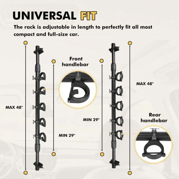 Universal Car Fishing Rod Holder – Telescopic Roof Rack Mount for Vehicles
