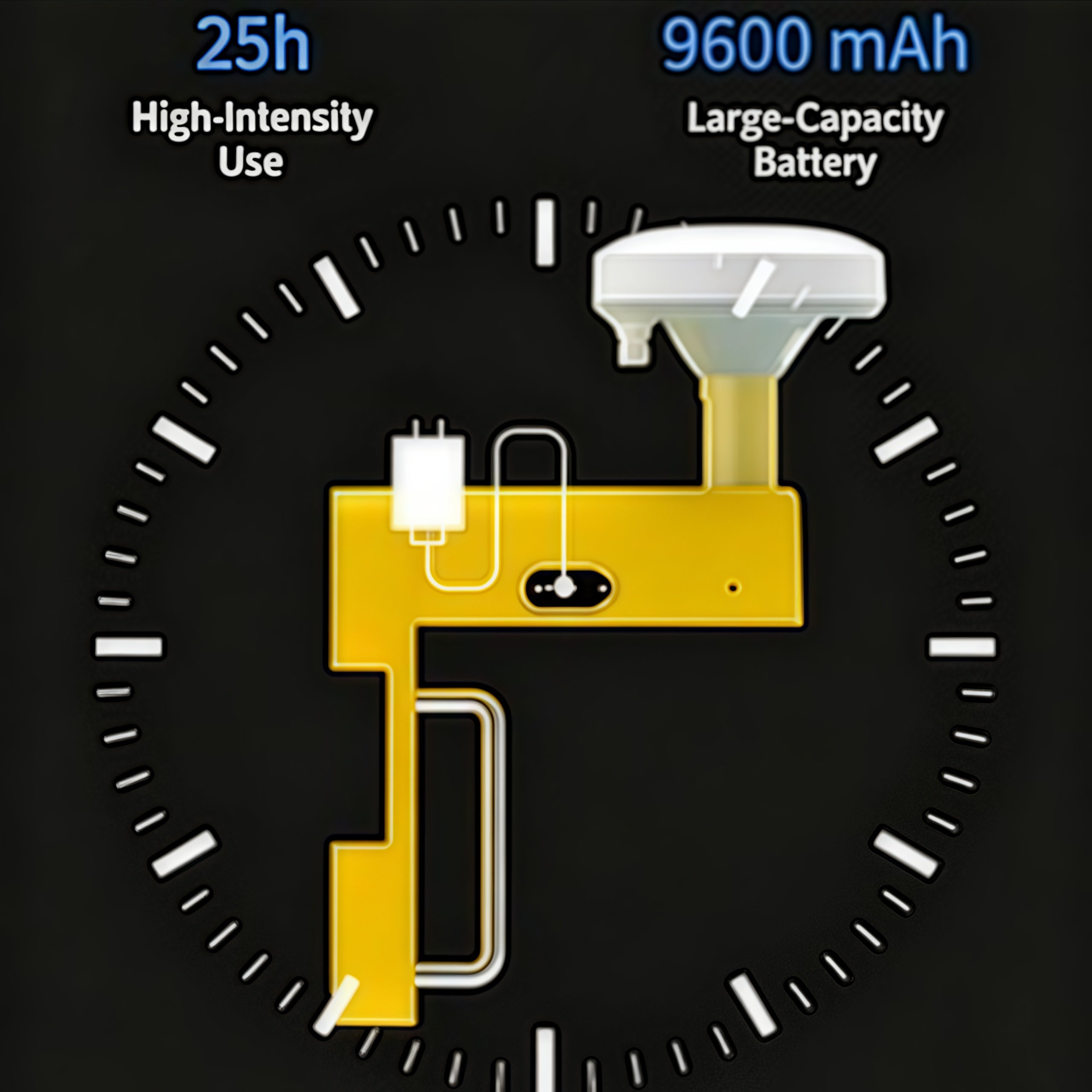 Excavator Grade Control System – Beidou RTK, IP68, Any‑Angle Leveling, 3‑Day Battery