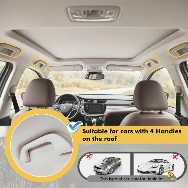 Universal Car Fishing Rod Holder – Telescopic Roof Rack Mount for Vehicles