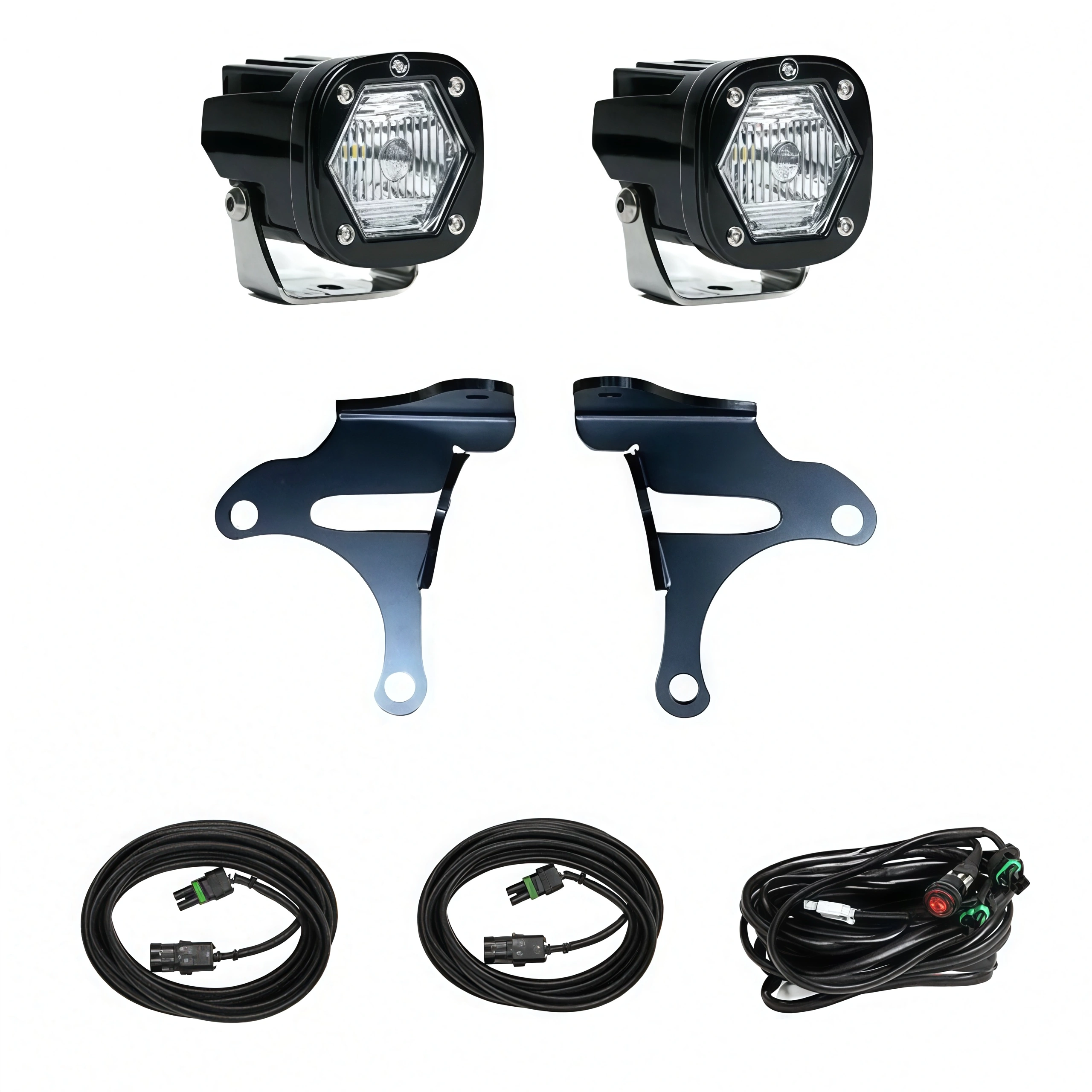 Universal Off-Road LED Auxiliary Light Kit– High-Performance Driving Lights for Night Trails, Desert Adventures