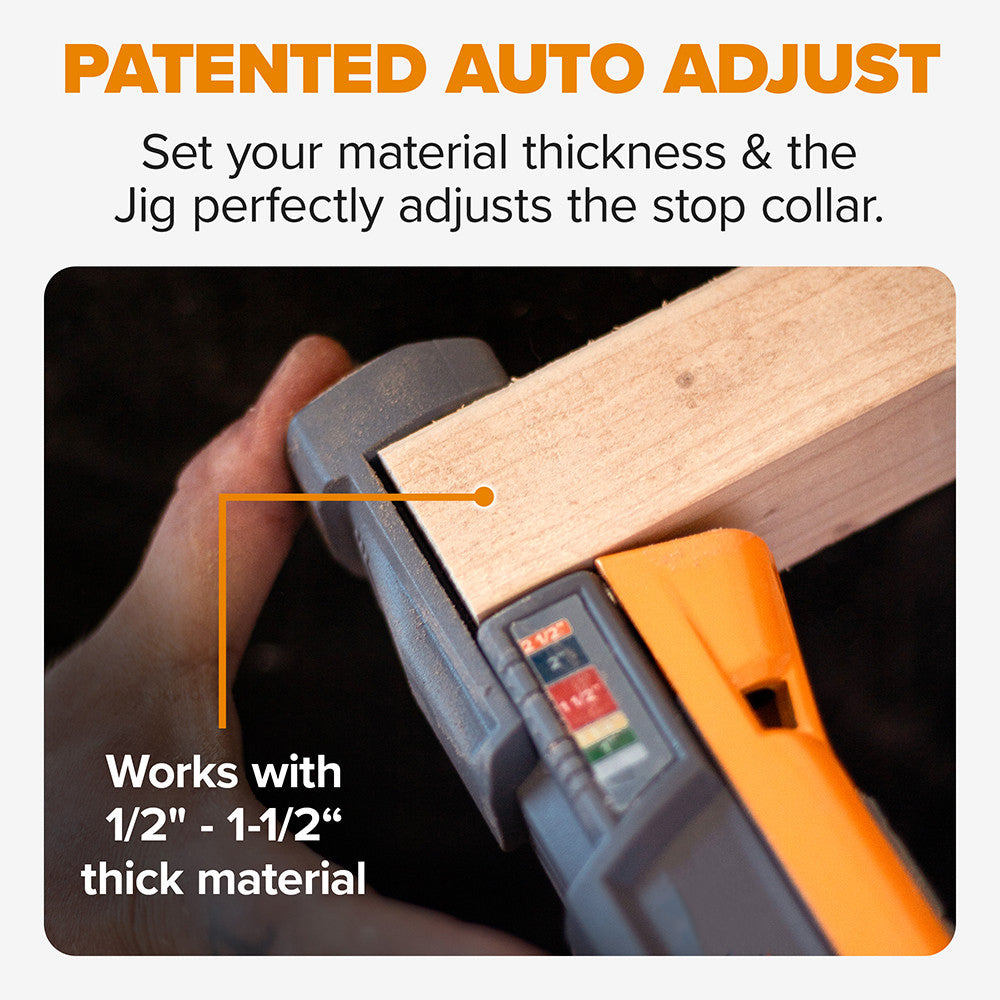 Pocket Hole Jig Kit – Includes 3" Face Frame Clamp