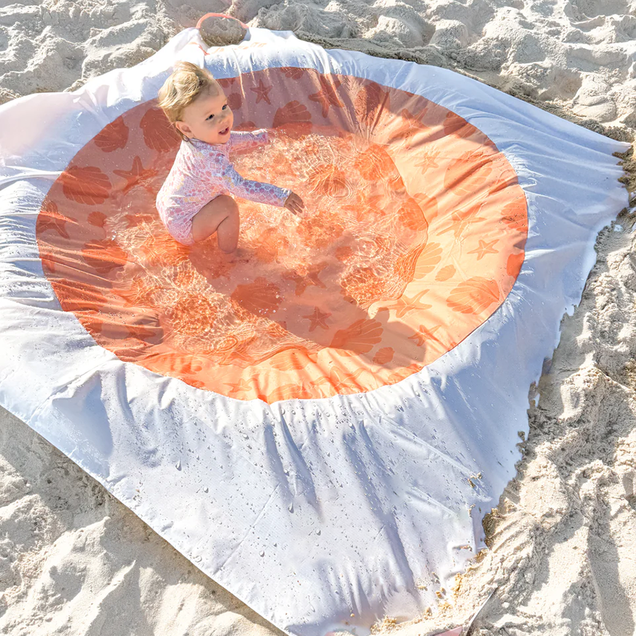 Small Ocean Portable Beach Pool Bag with Storage Bucket