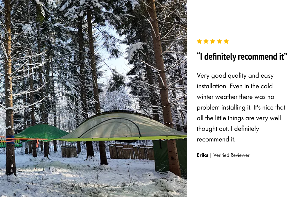 All-Terrain 3-Person Suspension Tree Tent – Elevated Camping System