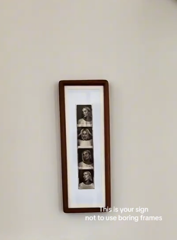 Photo Booth Strip Frame – Unique Mini Polaroid Picture Frame
