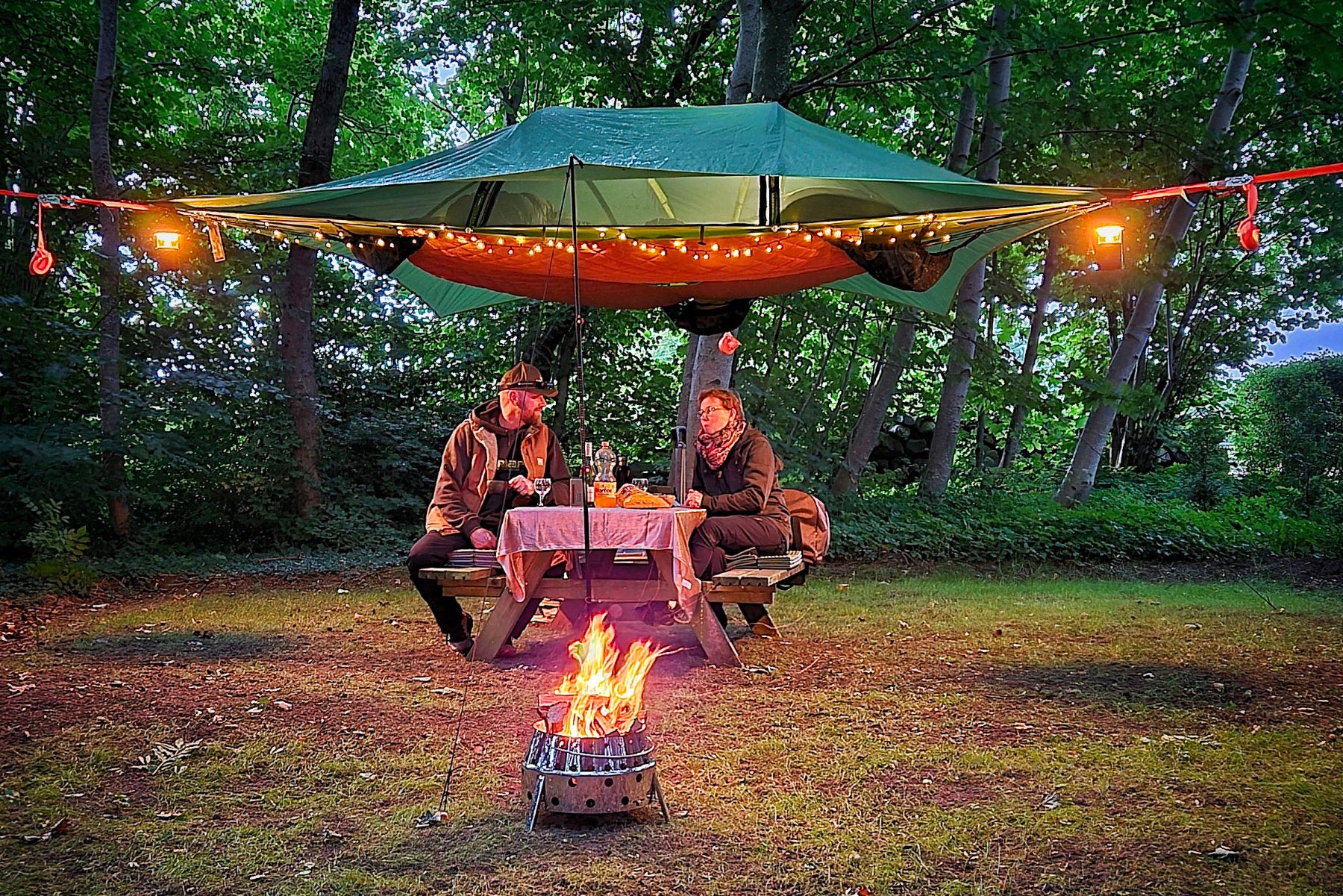 All-Terrain 3-Person Suspension Tree Tent – Elevated Camping System