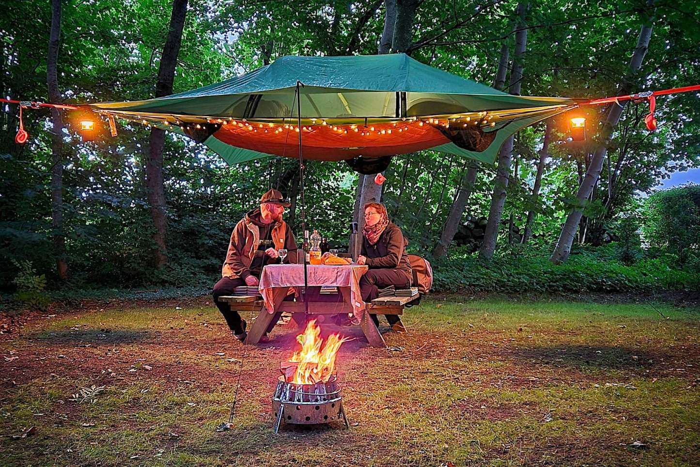All-Terrain 3-Person Suspension Tree Tent – Elevated Camping System