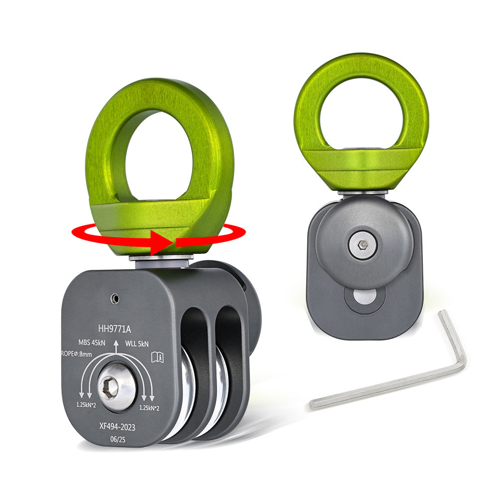 4:1 Auto-Locking Releasable Pulley System