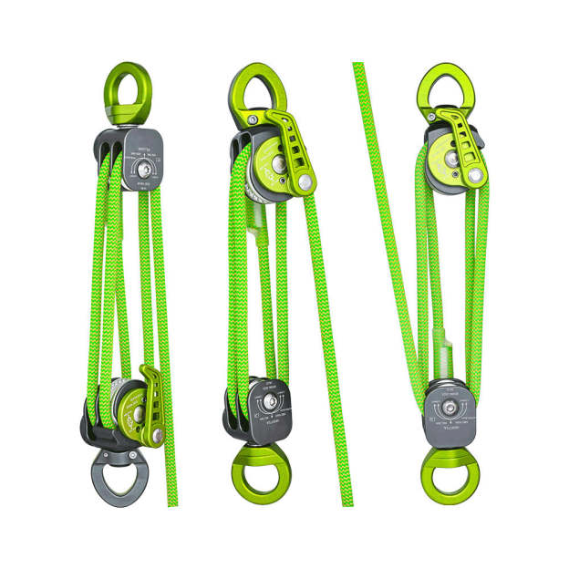 4:1 Auto-Locking Releasable Pulley System