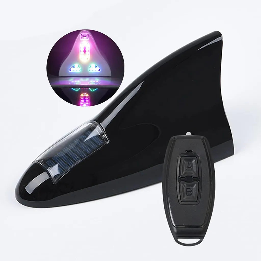Solar Shark Fin Warning Light – Smart LED Safety Signal for Vehicles