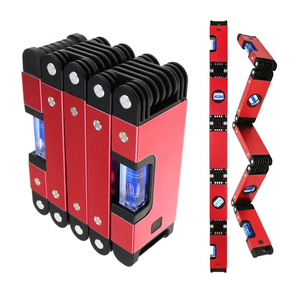 Folding Angle Finder / Level – 28" Multi-Angle Measuring Tool with Magnet