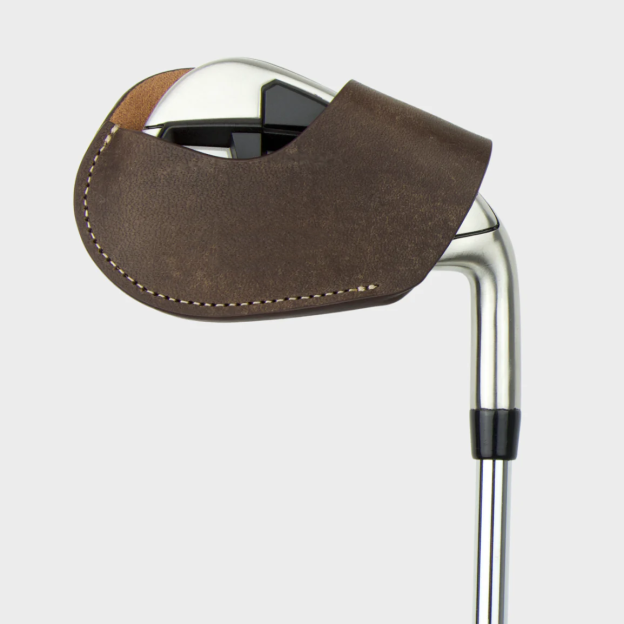 Leather Magnetic Iron Headcover – Premium Protection with Timeless Style