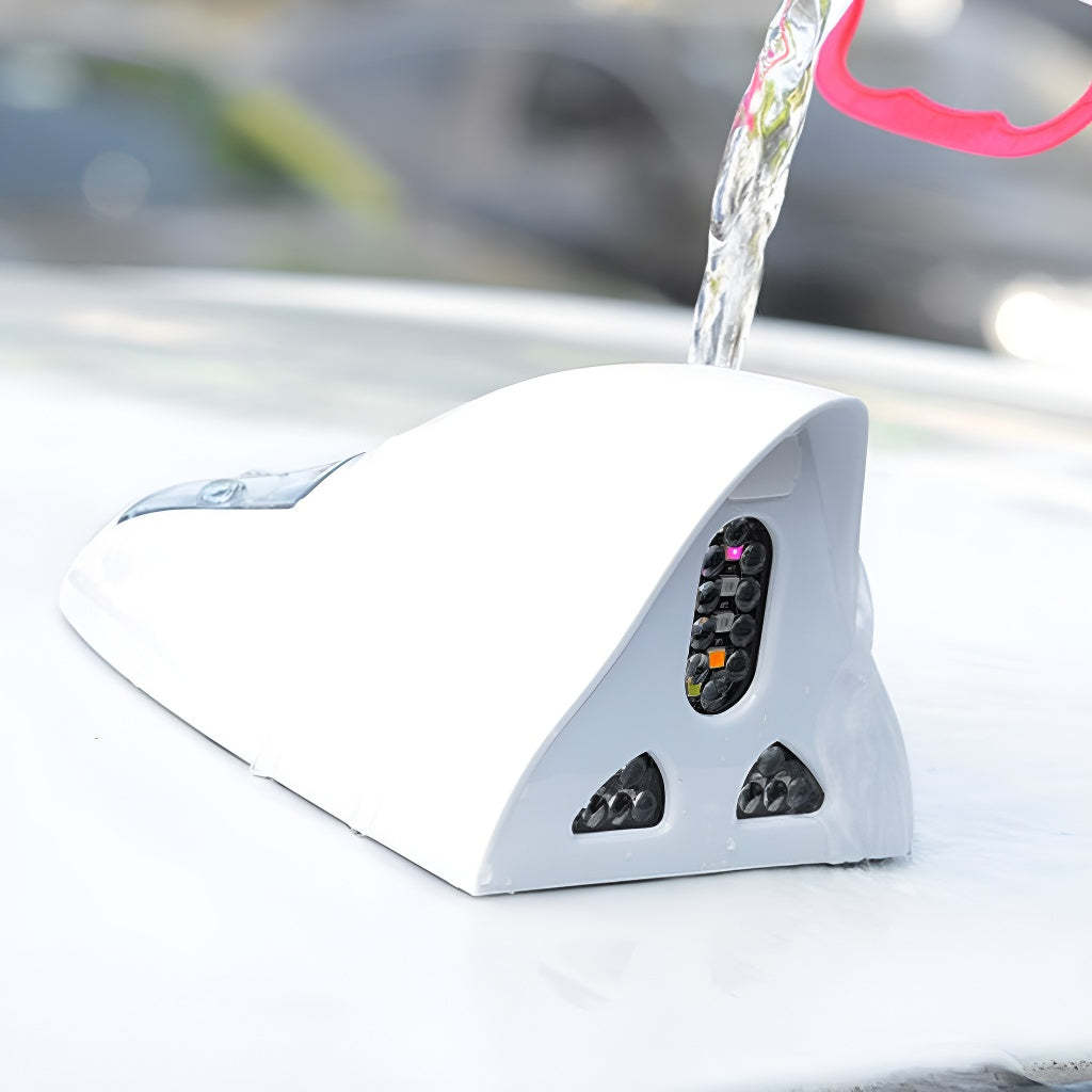 Solar Shark Fin Warning Light – Smart LED Safety Signal for Vehicles