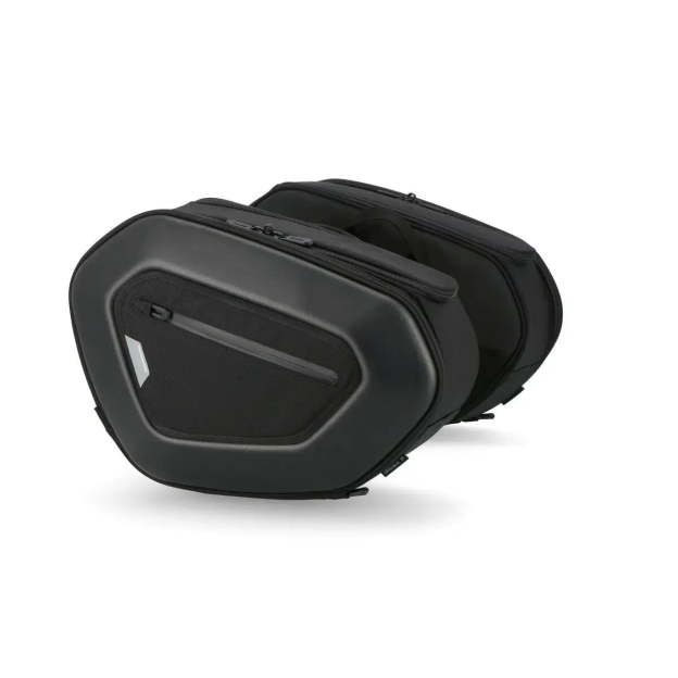 H-Style Motorcycle Side Bag Set – For High-Mount Exhaust Systems