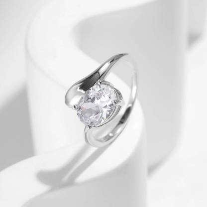 Unique Pear-Cut Moissanite Ring