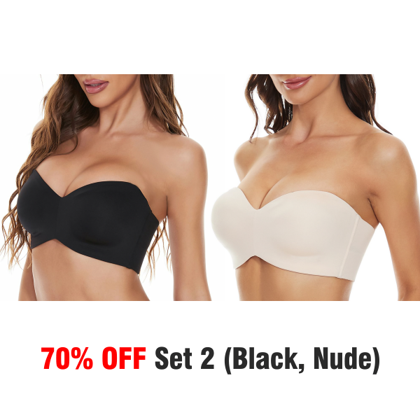 🔥Last Day Promotion 50% OFF🎁 Full Support Non-Slip Convertible Bandeau Bra