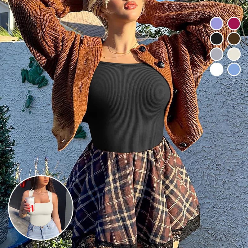 🔥BUY 1 GET 1 FREE (2 PCS)🔥 Sleeveless Tummy Control Tank Tops Bodysuits