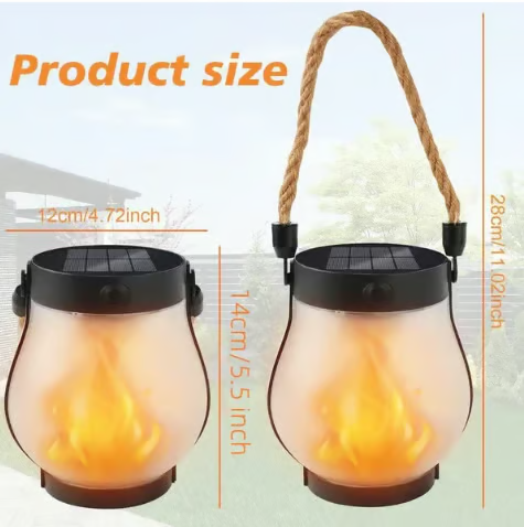 🔥 Last Day Promotion 50% OFF🔥Dancing flame Solar Lantern Outdoor Lights