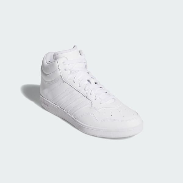 White Hoops 4.0 Mid Shoes
