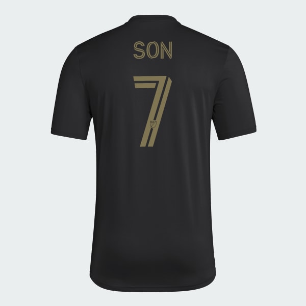 Black LOS ANGELES FC MENS SHORT SLEEVE PREGAME T-SHIRT