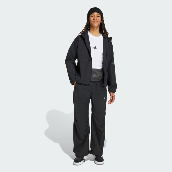 Black MYSHELTER Windbreaker