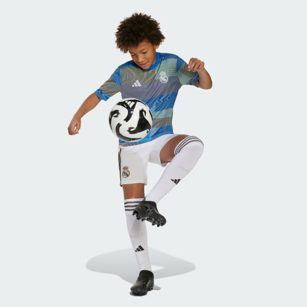Blue Real Madrid 25/26 Pre-Match Jersey Kids