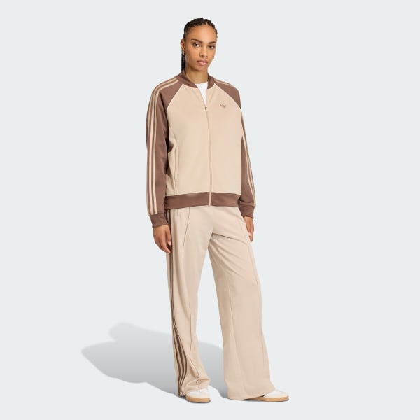 Beige SST LOOSE TRACKTOP