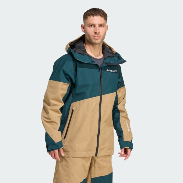 Brown Terrex Xperior 2 Layer Lined GORE-TEX Performance Jacket