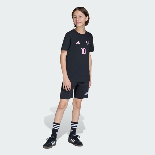 Black MESSI NAME&NUMBER GRAPHIC T-SHIRT