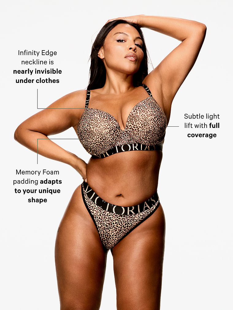 Perfect Shape Smooth Push-Up Bra - VS White - image 5