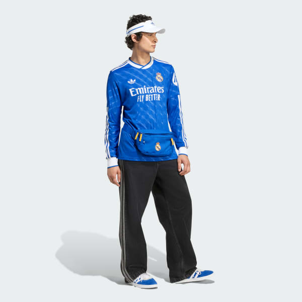Blue Real Madrid 25/26 Long Sleeve Third Jersey