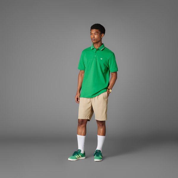 Green Originals Twistknit Trefoil Polo Shirt