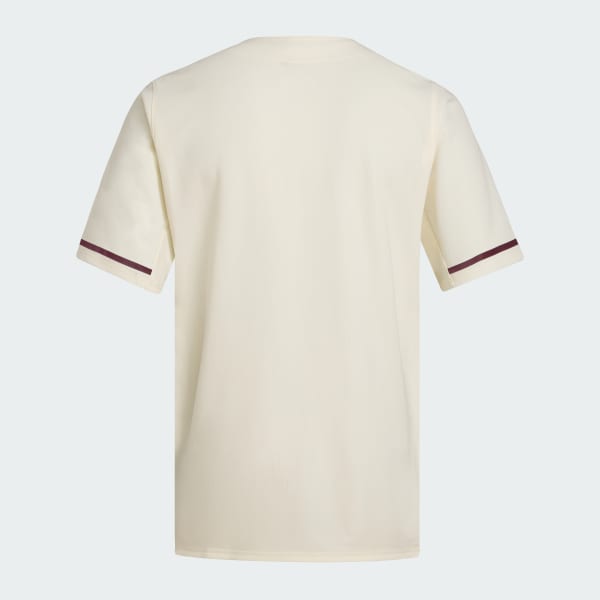 White Texas A&M Full-Button Jersey