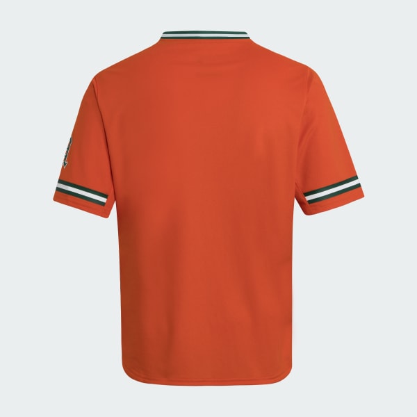 Orange Miami Collegiate Orange V-Neck Jersey