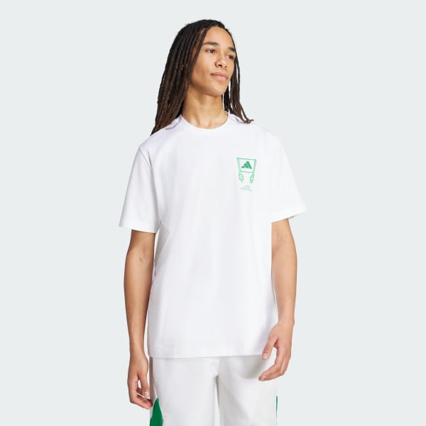 White Stadium Crowd Loose Graphic Tee