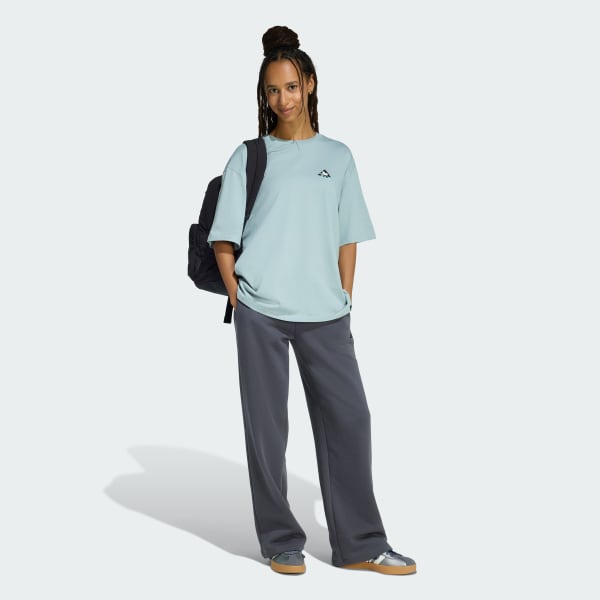 Green SOFT SIDE OVERSIZED GRAPHIC T-SHIRT